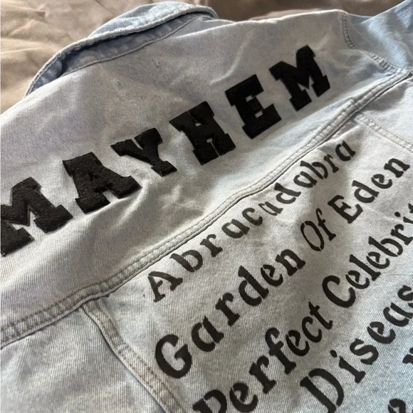 Lady Gaga Mayhem Custom Denim Jacket - Picture 3 of 7